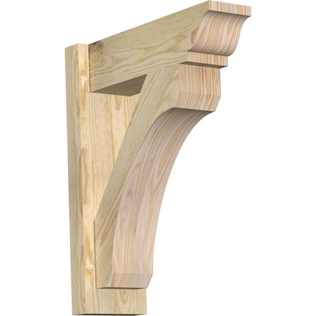 Ekena Millwork Legacy Traditional Rough Sawn Outlooker, Douglas Fir, 6"W x 18"D x 22"H OUT06X18X22LEC01RDF